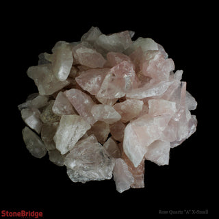 Rose Quartz A Chips - Extra Small    from The Rock Space