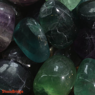 Fluorite Purple & Green Tumbled Stones    from The Rock Space