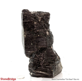 Black Tourmaline Cut Base Tower #2    from The Rock Space