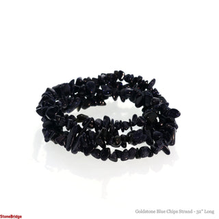 Goldstone Blue Chip Strands - 5mm to 8mm    from The Rock Space