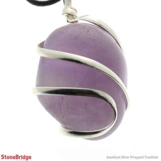 Amethyst Tumbled Wrapped Necklace    from The Rock Space