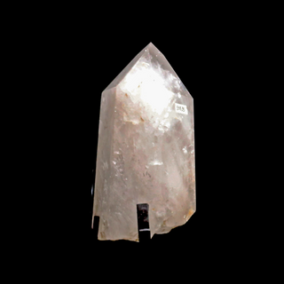 Clear Quartz Point on Iron Stand U#6 - 54 1/2"    from The Rock Space