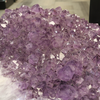Selene Amethyst Geode Cluster Table - Polished Edge U#2 from Stonebridge Imports