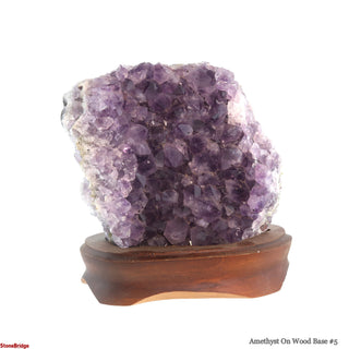 Amethyst On Wood Base #5    from The Rock Space