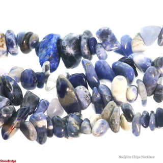 Sodalite Chip Strands - 5mm to 8mm    from The Rock Space