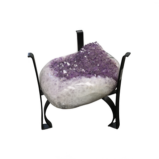 Selene Amethyst Geode Cluster Table - Polished Edge U#2 from The Rock Space