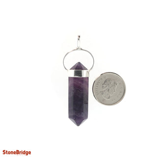 Fluorite Purple Double Terminated Pendant    from The Rock Space