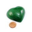 Green Aventurine Puffy Heart Flat Bottom    from The Rock Space