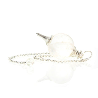 Ball & Point - Clear Quartz Pendulums