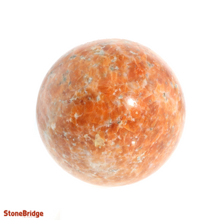 Calcite Orange Sphere - Medium #1 - 2 3/4"    from The Rock Space