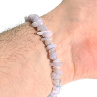 Agate Blue Lace Bracelet from The Rock Space