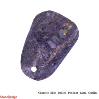 Charoite Slice Pendant Drilled - 'E' #3    from The Rock Space