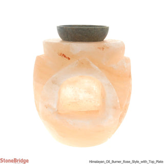 Himalayan Oil Diffuser Rose Style with Top Plate    from The Rock Space