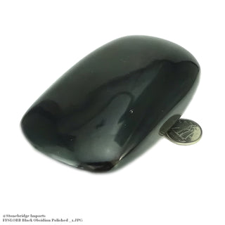 Obsidian Black Palm Stones    from The Rock Space