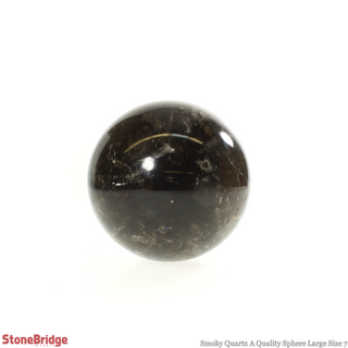 Smoky Quartz A Sphere - Large #7 - 3 1/2"    from The Rock Space