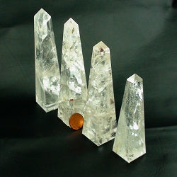 Clear Quartz Crystal Obelisk #3 - 4" to 5"    from The Rock Space