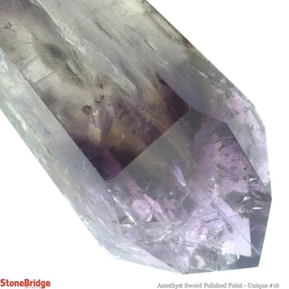 Amethyst Point Polished Sword U#16 - 8 1/4"    from The Rock Space