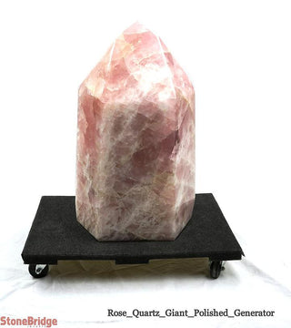 Rose Quartz Polished Tower (Generator) U#3 - 580 lb - 29"    from Stonebridge Imports