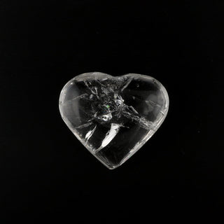 Clear Quartz A Heart #1 - 1" to 1 1/2" from The Rock Space