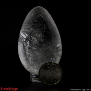Clear Quartz Egg #2 - 60g to 99g    from Stonebridge Imports