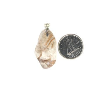 Rutilated Quartz Freeform Pendant    from The Rock Space