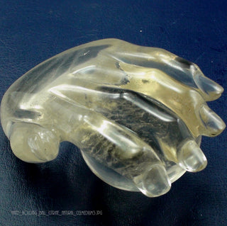 Clear Quartz Carving Hand & Sphere U#3    from The Rock Space