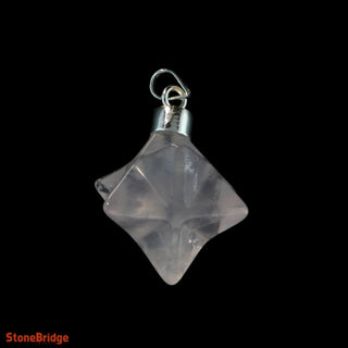 Rose Quartz Merkaba Pendant    from The Rock Space