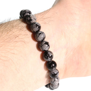 Obsidian Bead Bracelet