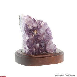 Amethyst On Wood Base #1    from The Rock Space