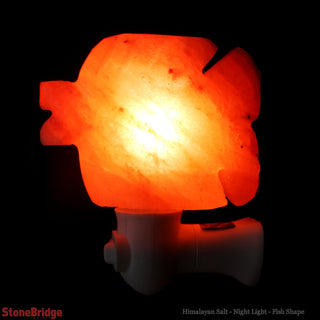 Himalayan Salt Night Light - Fish    from The Rock Space