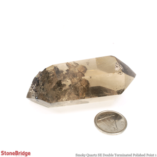 Smoky Quartz E Double Terminated Polished Point #1    from The Rock Space