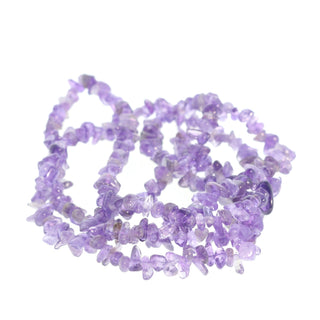 Dark Amethyst Bead Strand 32" - 5-8mm Chip from Stonebridge Imports