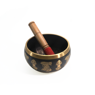 Black Brass 6" Singing Bowl    from The Rock Space