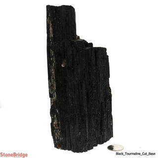 Black Tourmaline Cut Base Tower #4    from The Rock Space