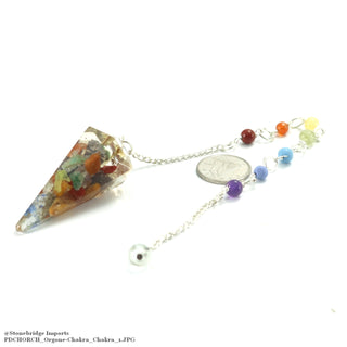 Orgone Chakra Pendulum 12 Facets & Bead    from The Rock Space