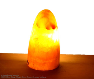 Fang Shape Onyx Sconce - Orange    from The Rock Space