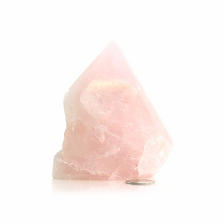 Rose Quartz Cut Base, Polished Point Tower #5    from The Rock Space