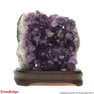 Amethyst On Wood Base #7    from The Rock Space