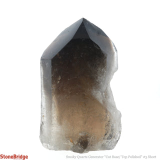 Smoky Quartz Cut Base, Polished Point Tower #3 Short    from The Rock Space