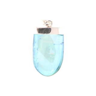 Aqua Aura U Shape - Silver Pendant    from The Rock Space