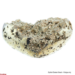 Pyrite Cluster Heart U#3 - 4"    from The Rock Space