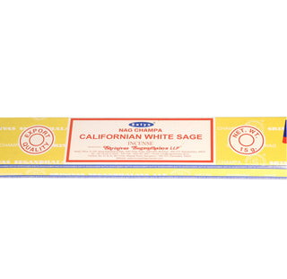 California White Sage Satya Incense Sticks - 10 Sticks from The Rock Space