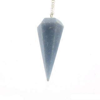 Angelite Pendulum 6 Facets & Bead from The Rock Space