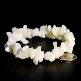 Mother of Pearl Chip Bracelet from The Rock Space