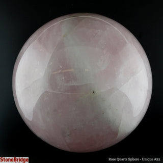 Rose Quartz Sphere U#22 - 4 1/4"    from Stonebridge Imports