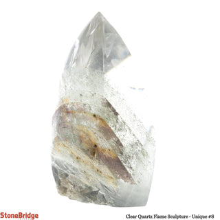 Clear Quartz Flame Sculpture U#9 - 3"    from The Rock Space