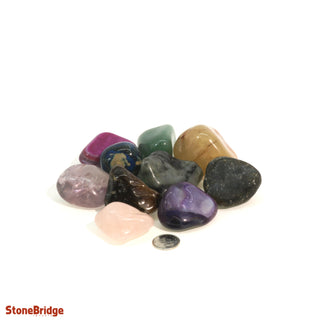 Mixed Tumbled Stones (CONTAINS DYED AGATE) from The Rock Space