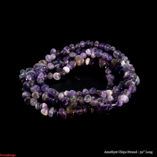 Amethyst Polished Chip Strands - 5mm to 8mm    from The Rock Space