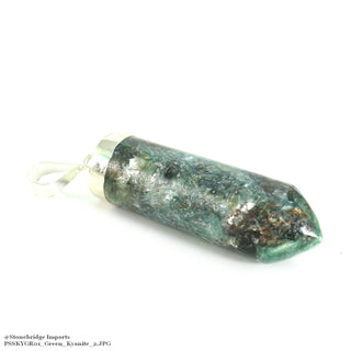 Green Kyanite Sterling Silver Pendant    from The Rock Space