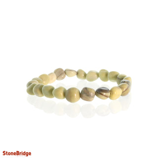 Lime Green Quartz Tumbled Bracelets from The Rock Space